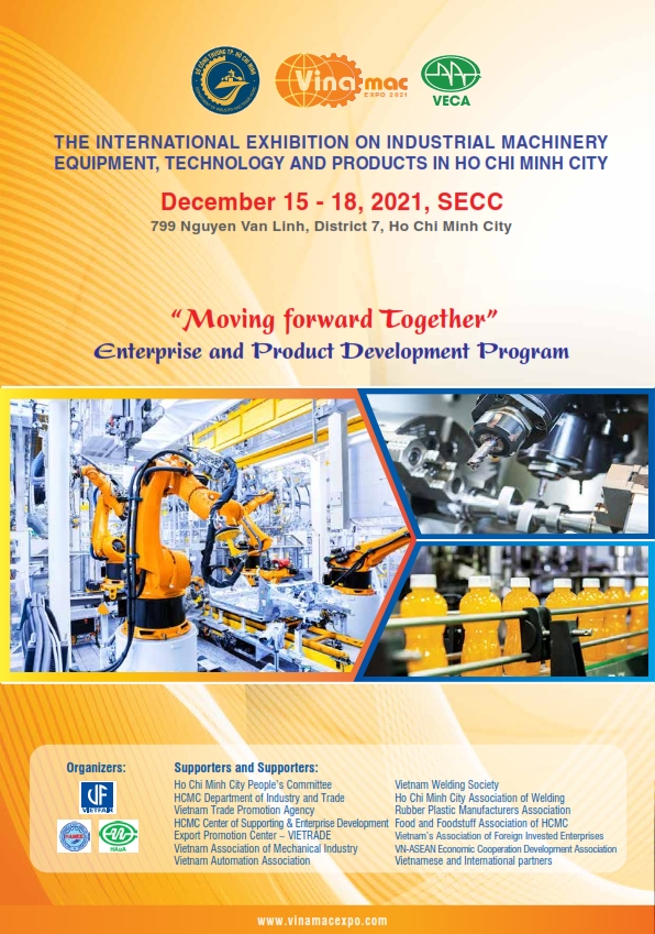Thư mời tham dự triễn lãm Quốc tế về Máy móc, Thiết bị, Công nghệ và Sản phẩm công nghiệp – VINAMAC 2021