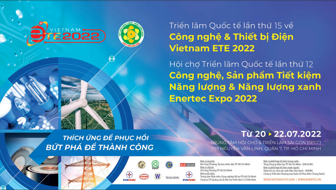 Triển lãm Công nghệ & Thiết bị Điện – Vietnam ETE 2022