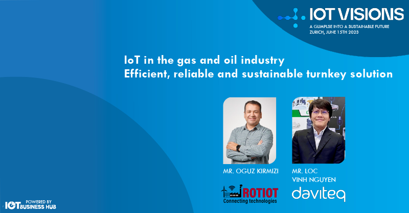 Daviteq is partnering with Rotiot at IoT Visions 2023 in Switzerland.