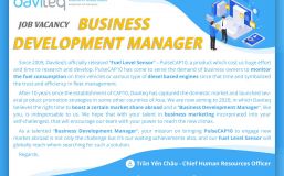 Job Vacancy “Business Development Manager”